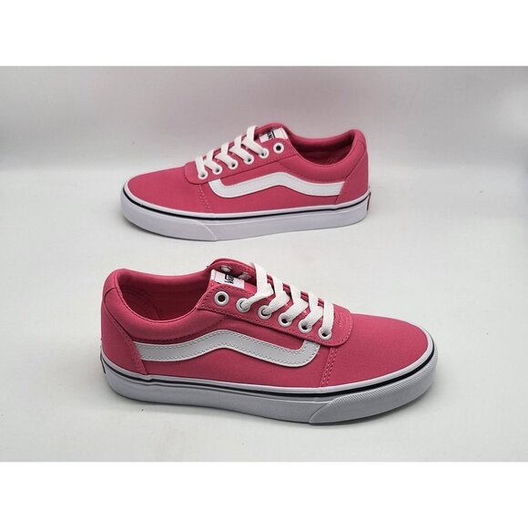 Vans Ward Women's 6.5 Pink Honeysuckle Canvas Skate Shoes Low Top Casual - Picture 4 of 10